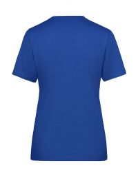 Blaues V-Shirt Damen